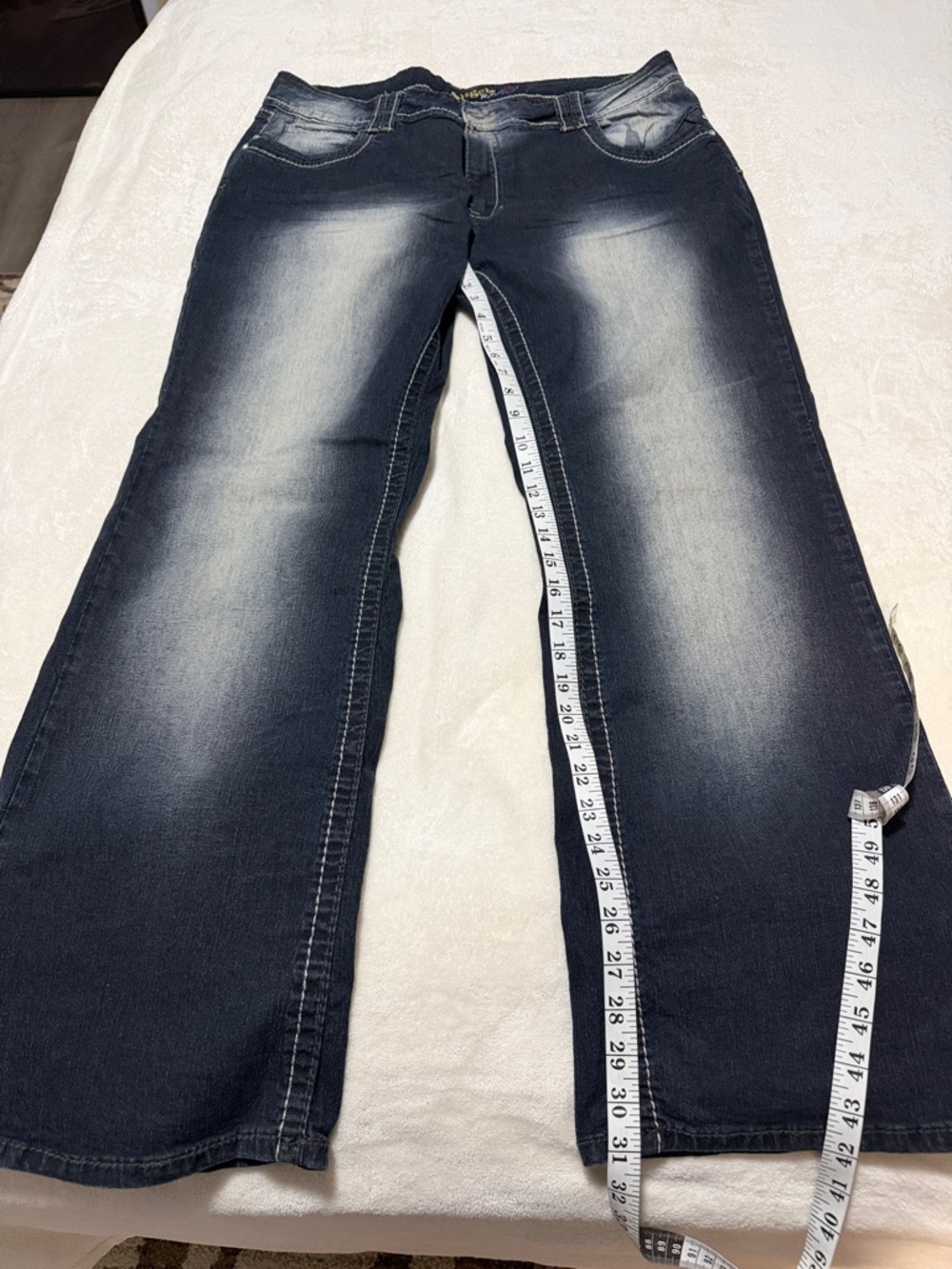 Dark Wash Flare Jeans Size 22